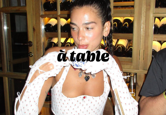 On a mangé comme Dua Lipa pendant une journée